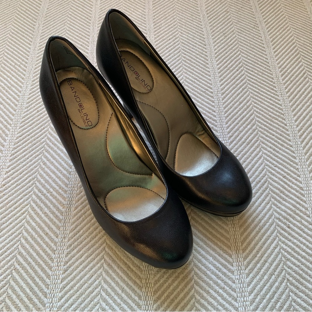 Bandolino black platform pumps-6